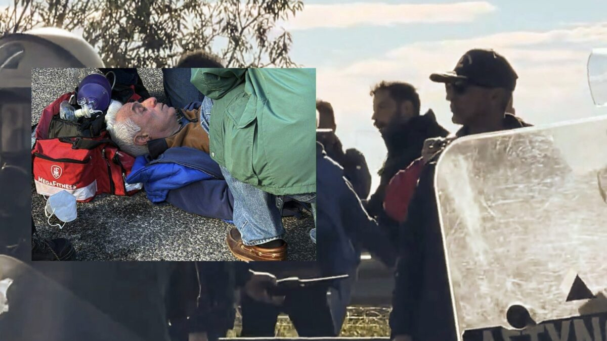 Σοβαρή καταγγελία από αγροτοσυνδικαλιστή: «Αξιωματικός με έπιασε από το λαιμό και με χτύπησε»