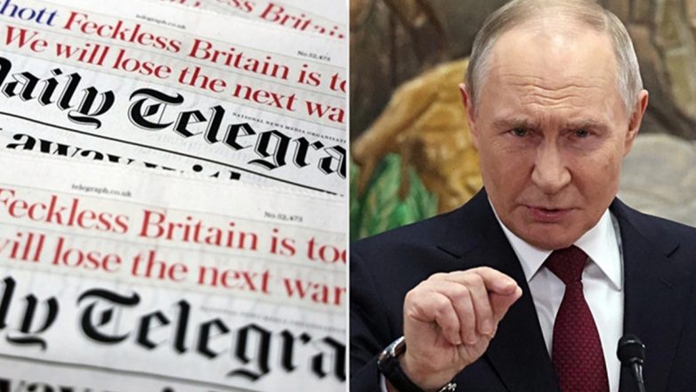 Η Ρωσία επικρίνει τον βρετανικό Τύπο για παραποίηση δηλώσεων του Πούτιν