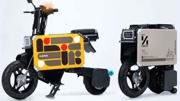 Το ηλεκτρικό σκούτερ Icoma Tatamel μετατρέπεται σε βαλίτσα και χωράει σχεδόν παντού!