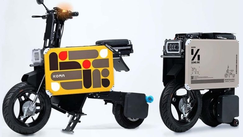 Το ηλεκτρικό σκούτερ Icoma Tatamel μετατρέπεται σε βαλίτσα και χωράει σχεδόν παντού!