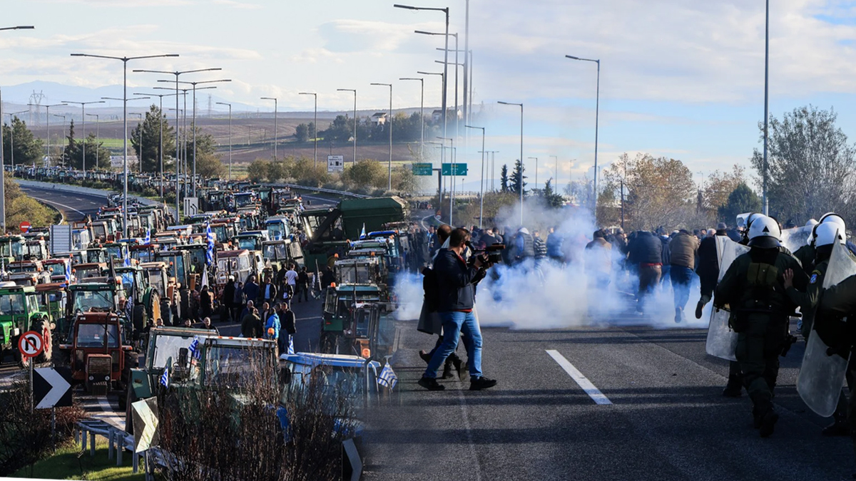 Ξύλο και χημικά στα μπλόκα των αγροτών