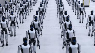 Βίντεο από την πρώτη μαζική παραγωγή ανθρωποειδών ρομπότ