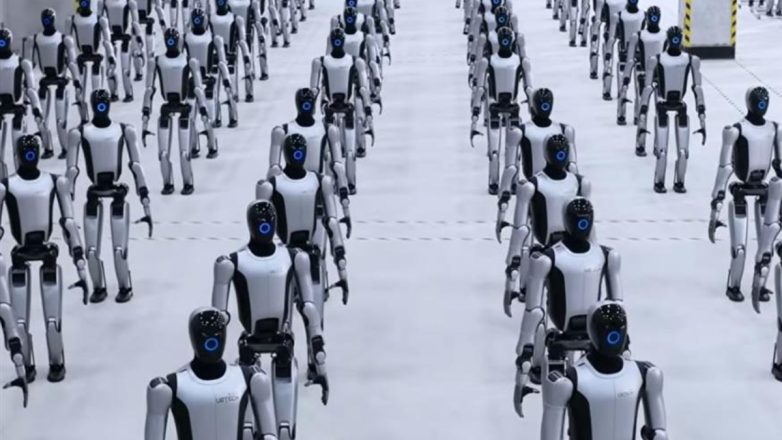 Βίντεο από την πρώτη μαζική παραγωγή ανθρωποειδών ρομπότ