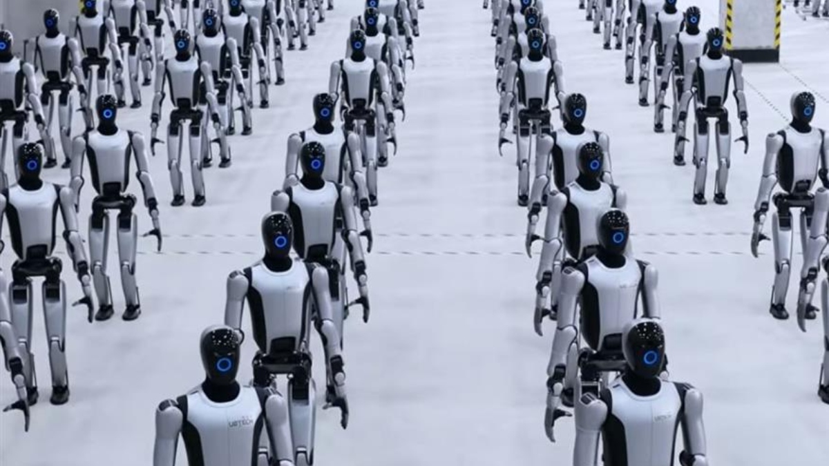 Βίντεο από την πρώτη μαζική παραγωγή ανθρωποειδών ρομπότ
