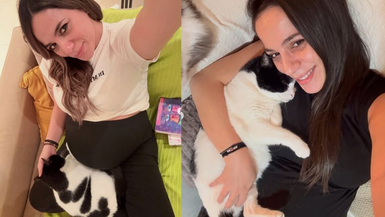 Ευλαμπία Ρέβη: Τρυφερές στιγμές με τις γάτες της στον 8ο μήνα εγκυμοσύνης – Τι λέει για την ασφάλεια με τα κατοικίδια