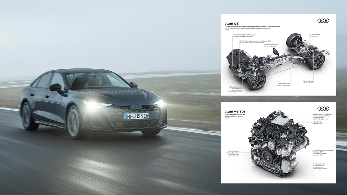 Audi: Η νέα εξέλιξη του κινητήρα V6 TDI για τα Q5 και A6