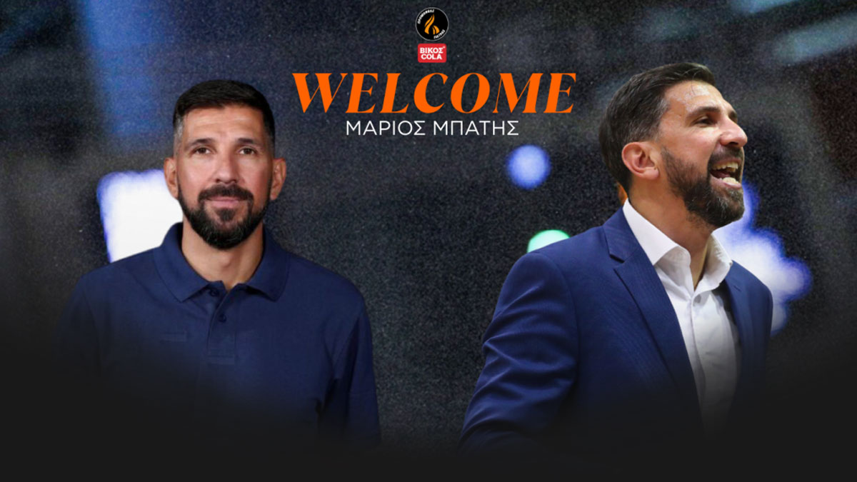 Στο τεχνικό επιτελείο του Προμηθέα Πατρών ο Μάριος Μπατής