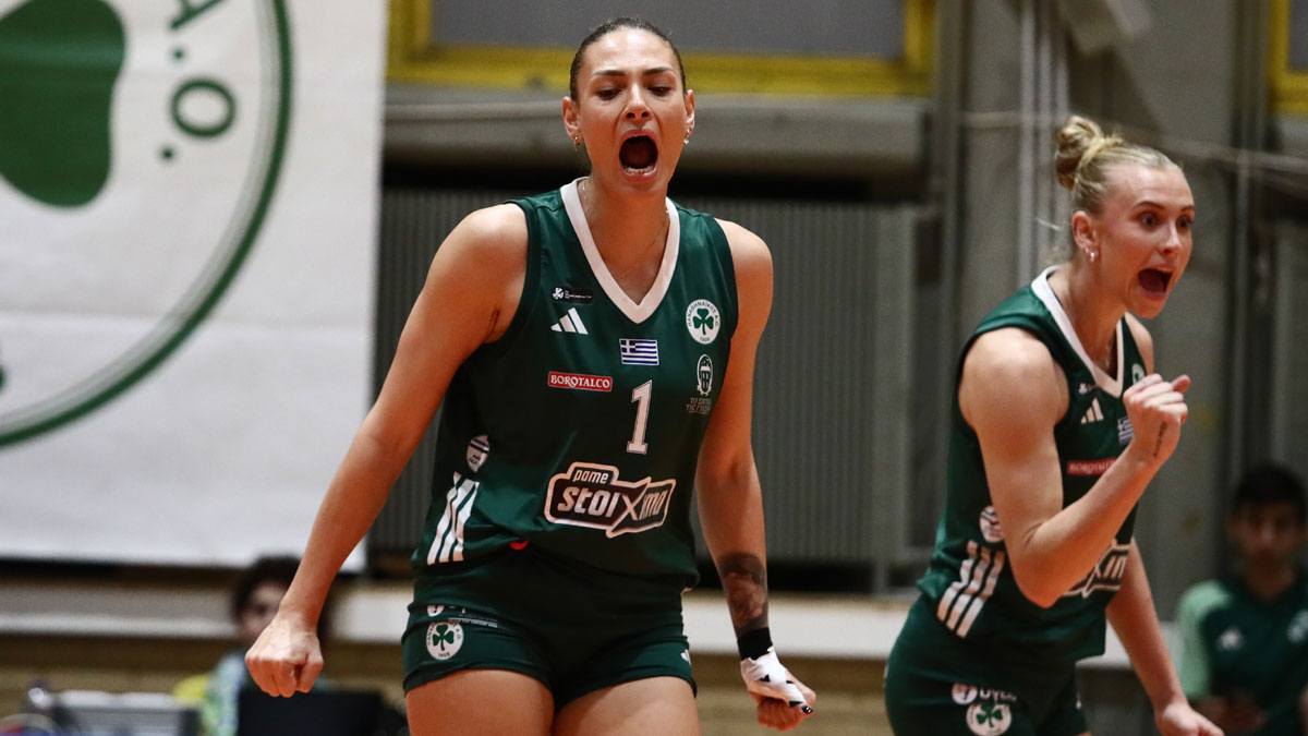 Βόλεϊ γυναικών: Πανηγυρικά στους «16» του Challenge Cup ο Παναθηναϊκός με δεύτερη νίκη επί της Ντούντινγκεν