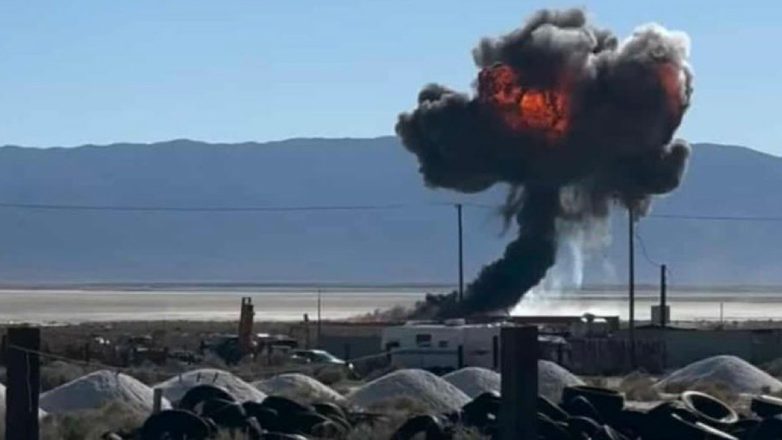 Συνετρίβη μαχητικό F-16 στην έρημο της Καλιφόρνια Συνετρίβη μαχητικό F-16 στην έρημο της Καλιφόρνια