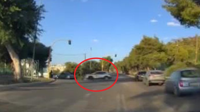 Επικίνδυνη αναστροφή από περιπολικό στα Χανιά