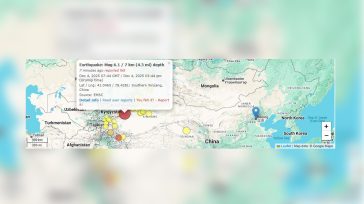 Κίνα: Ισχυρός σεισμός 6 βαθμών της κλίμακας Ρίχτερ στα σύνορα με το Καζακστάν