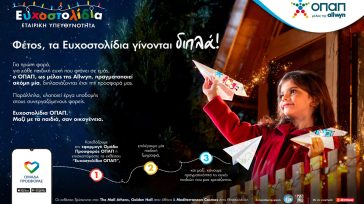 Μία ευχή γίνεται δύο εφέτος τα Χριστούγεννα με τα Ευχοστολίδια