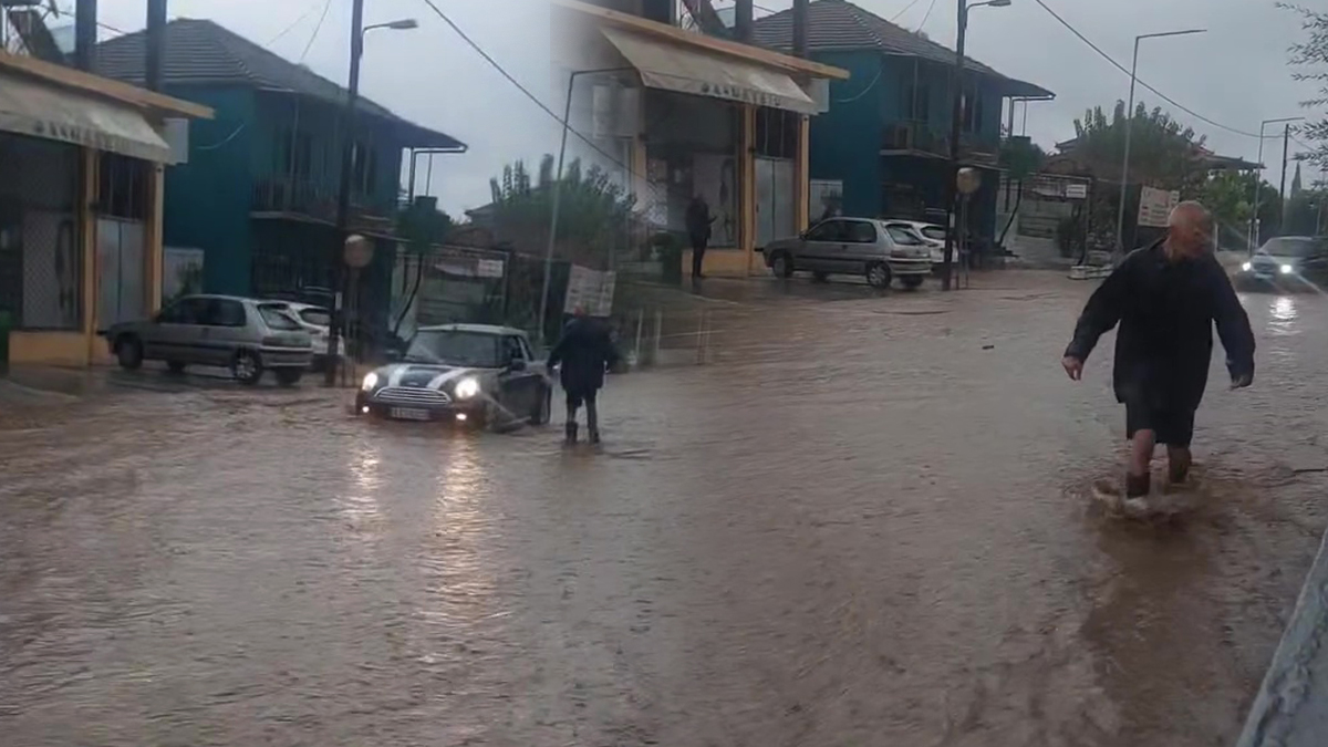 Κακοκαιρία «Byron»: Χείμαρροι οι δρόμοι στη Λακωνία – Ήχησε το 112 στους Δήμους Ανατολικής Μάνης και Ευρώτα