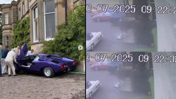 «Στοιχειωμένη» Lamborghini Countach πήγε… μόνη της σε σκωτσέζικο κάστρο (Βίντεο) 