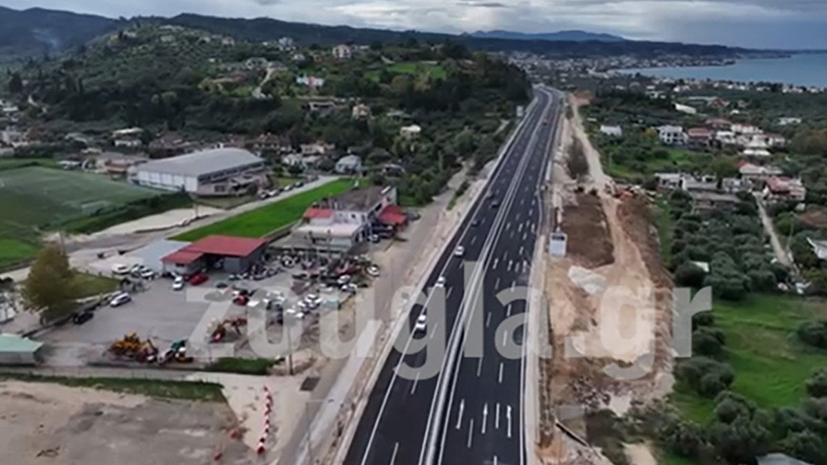 Βίντεο από το νέο κομμάτι της «Ολυμπίας Οδού» στην Πατρών – Πύργου