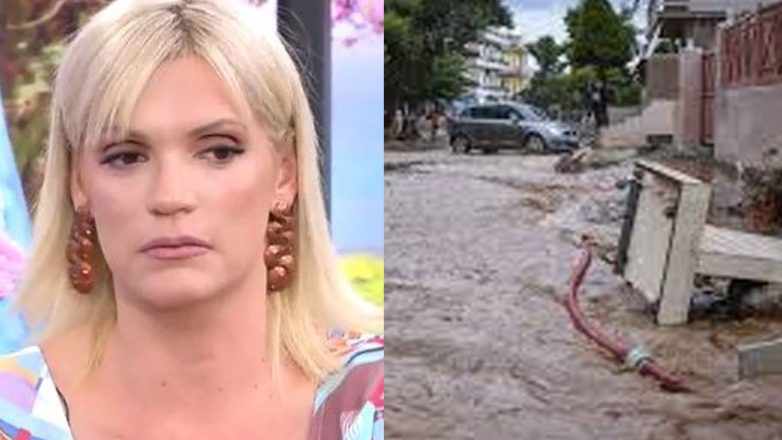 Σάσα Σταμάτη: «Τα ίδια και τα ίδια – Οι πλημμύρες δεν τελειώνουν ποτέ» – Καταγράφει τον τρόμο στη Μάνδρα