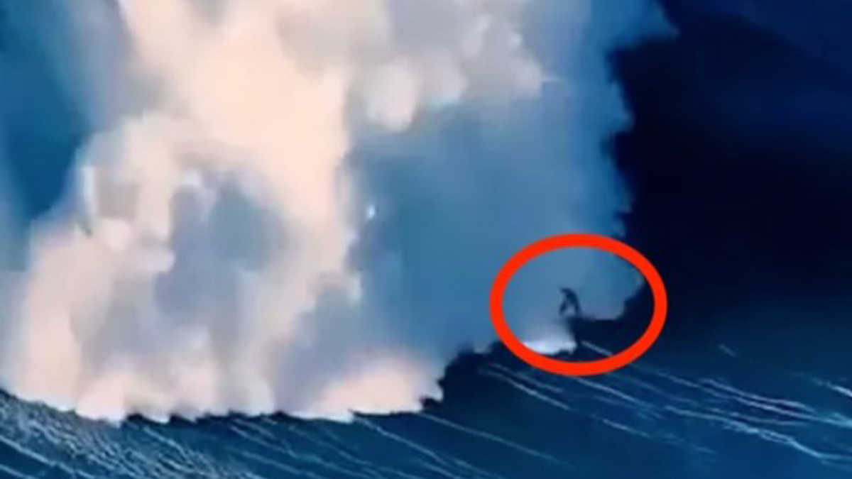 Βίντεο σοκ: Πελώριο κύμα «κατάπιε» έμπειρο σέρφερ στην Πορτογαλία