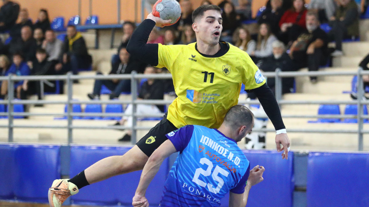 Χάντμπολ: Πάντα στην κορυφή η ΑΕΚ, 33-24 τον Ιωνικό Νέας Φιλαδέλφειας