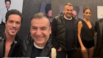 Γιώργος Λιάγκας – Μαρία Αντωνά: Σπάνια νυχτερινή έξοδος στον Νίκο Οικονομόπουλο μαζί με την ομάδα του «Πρωινού»