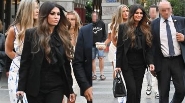 Κίμπερλι Γκίλφοϊλ: Η εντυπωσιακή εμφάνισή της στην Πανεπιστημίου με την συνοδεία των ανδρών της ασφάλειάς της