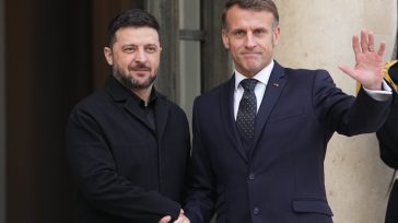 Ο Μακρόν θα συναντηθεί με Ζελένσκι, Στάρμερ και Μερτς τη Δευτέρα στο Λονδίνο