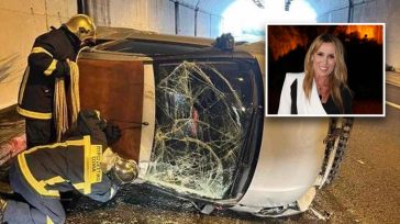 Τροχαίο για την Ολυμπιονίκη Πηγή Δεβετζή: Το αυτοκίνητο τουμπάρισε στην Εγνατία Οδό