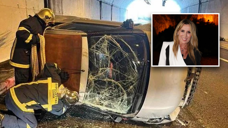 Τροχαίο για την Πηγή Δεβετζή: Το αυτοκίνητο τουμπάρισε στην Εγνατία Οδό