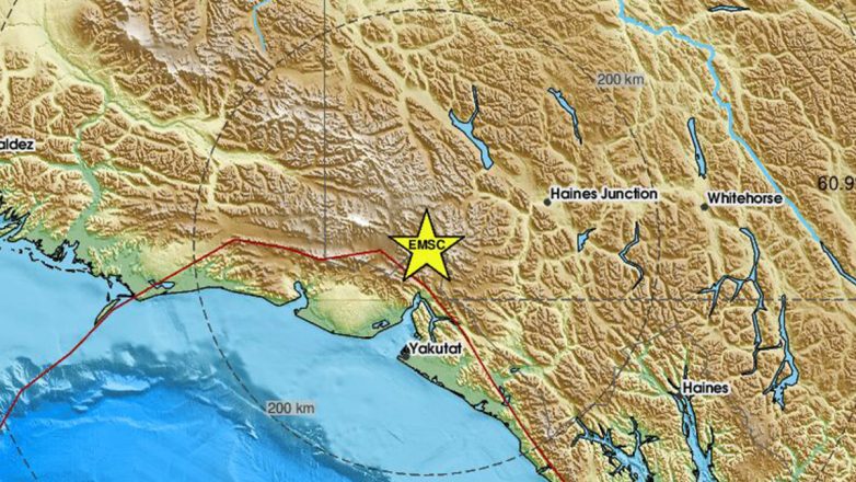 Σεισμός 7 Ρίχτερ σε απομονωμένη περιοχή μεταξύ Καναδά και Αλάσκας