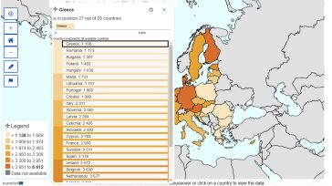 Eurostat : Ελλάδα και Ιταλία χέρι – χέρι στη μείωση του κατά κεφαλήν εισοδήματος