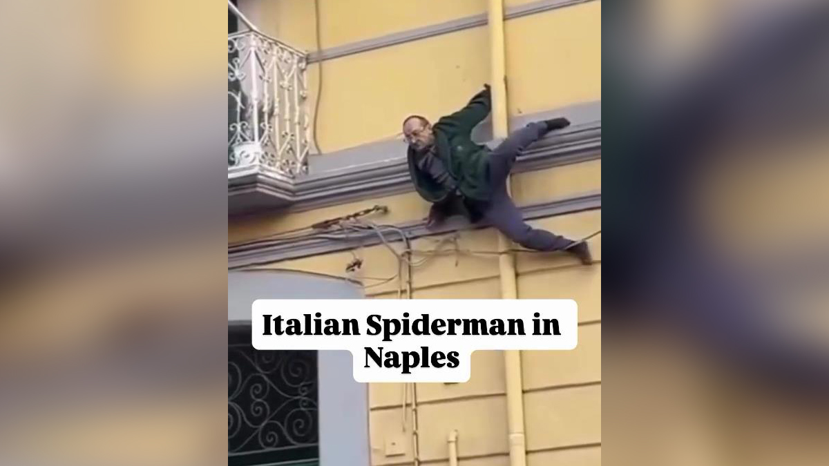 Ο Ιταλός «Σπάιντερμαν» στη Νάπολη: Χάος, πάθος και ένας καφές πριν απ’ όλα