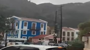 Η κακοκαιρία Byron σάρωσε το Καστελόριζο