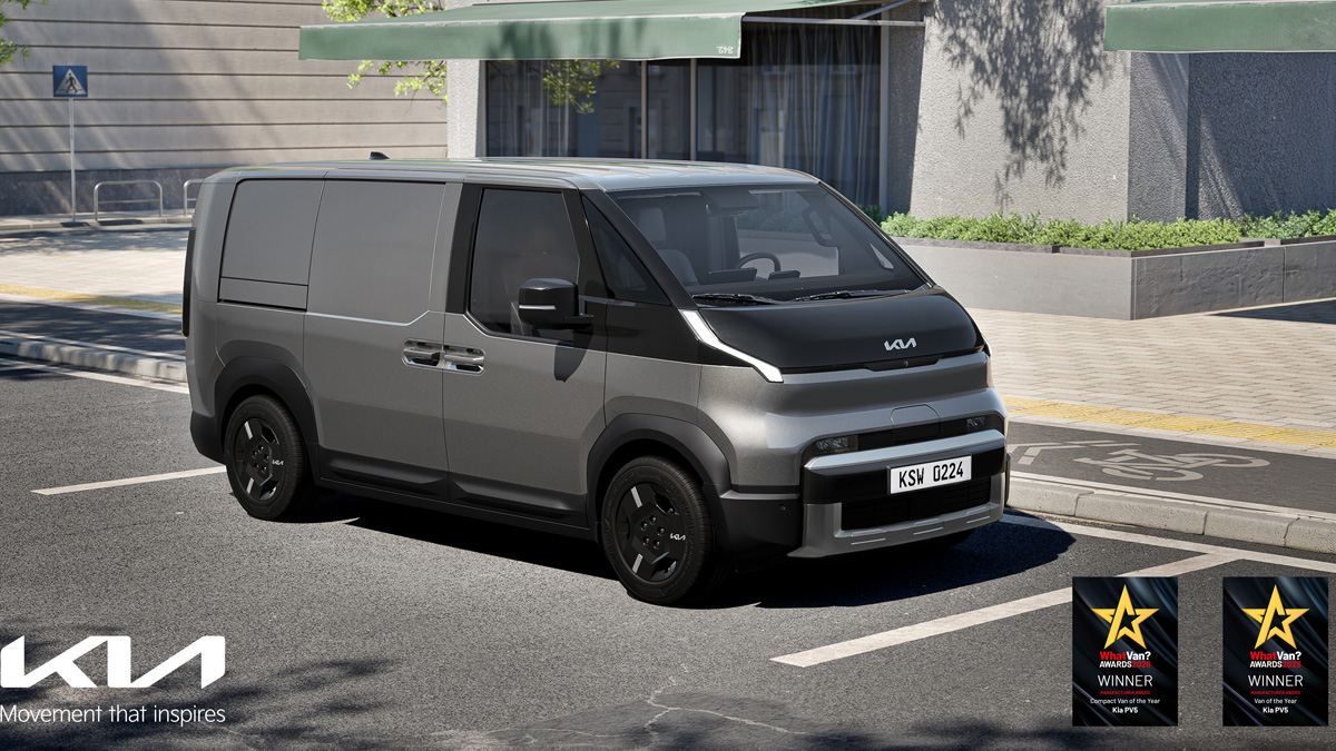 Kia: Δύο βραβεία  από το «Van of the Year» και «Compact Van of the Year» για το PV5 Cargo