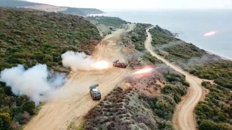 Διήμερες βολές Πυροβολικού από την 12η Μεραρχία  στην παραλία Πετρωτών