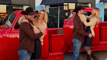 Horse–girl αισθητική και γιορτινή διάθεση στη νέα φωτογράφιση της Bella Hadid με τον αγαπημένο της