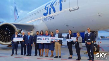 Η SKY express εγκαινίασε τις απευθείας πτήσεις προς Αμβούργο