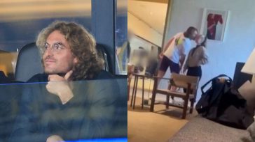 Στέφανος Τσιτσιπάς: Τα τρυφερά τετ α τετ με τη νέα του σύντροφο, Kristen Thoms και το φιλί που αντάλλαξαν