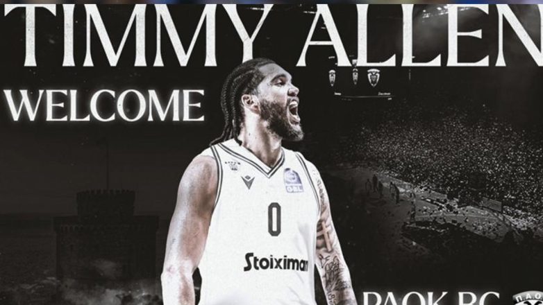 Μπάσκετ: Στα «ασπρόμαυρα» ο Τίμι Άλεν Μπάσκετ: Στα «ασπρόμαυρα» ο Τίμι Άλεν