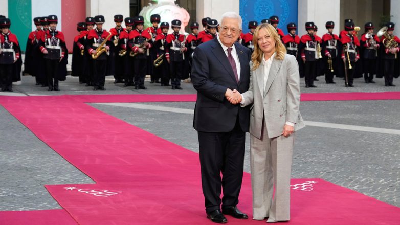 Συνάντηση Μελόνι – Αμπάς στη Ρώμη Συνάντηση Μελόνι – Αμπάς στη Ρώμη