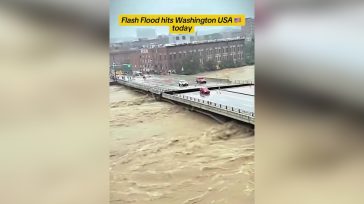 Ασύλληπτες εικόνες από τις καταστροφικές πλημμύρες στην Ουάσιγκτον