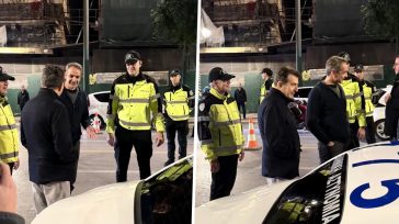 Σε μπλόκο της Τροχαίας στη Σταδίου ο Κυρ. Μητσοτάκης: Υποβλήθηκε και σε αλκοτέστ