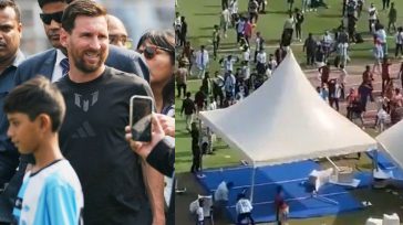 Εικόνες «χάους» στην περιοδεία του Μέσι στην Ινδία