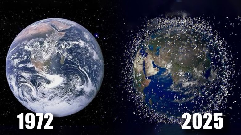 Η Γη από το διάστημα: Πώς ήταν το 1972 και πώς είναι σήμερα από τους πολλούς δορυφόρους Η Γη από το διάστημα: Πώς ήταν το 1972 και πώς είναι σήμερα από τους πολλούς δορυφόρους