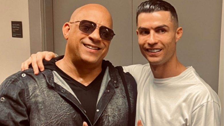 Ο Cristiano Ronaldo στην τελευταία ταινία «Fast & Furious» με τον Vin Diesel