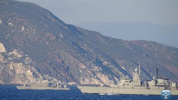 Επιχειρησιακή εκπαίδευση του Πολεμικού Ναυτικού στο Mυρτώο Πέλαγος και στο κεντρικό Αιγαίο