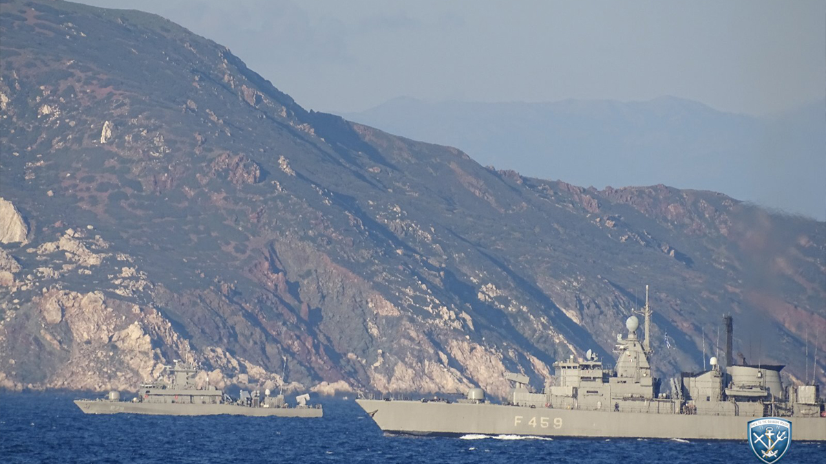 Επιχειρησιακή εκπαίδευση του Πολεμικού Ναυτικού στο Mυρτώο Πέλαγος και στο κεντρικό Αιγαίο