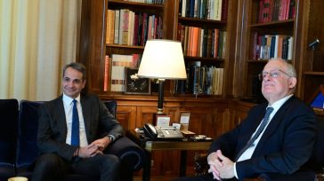 Συνάντηση του πρωθυπουργού με τον Πρόεδρο της Δημοκρατίας Κωνσταντίνο Τασούλα