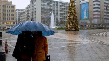 Χειμωνιάτικο σκηνικό πριν τα Χριστούγεννα