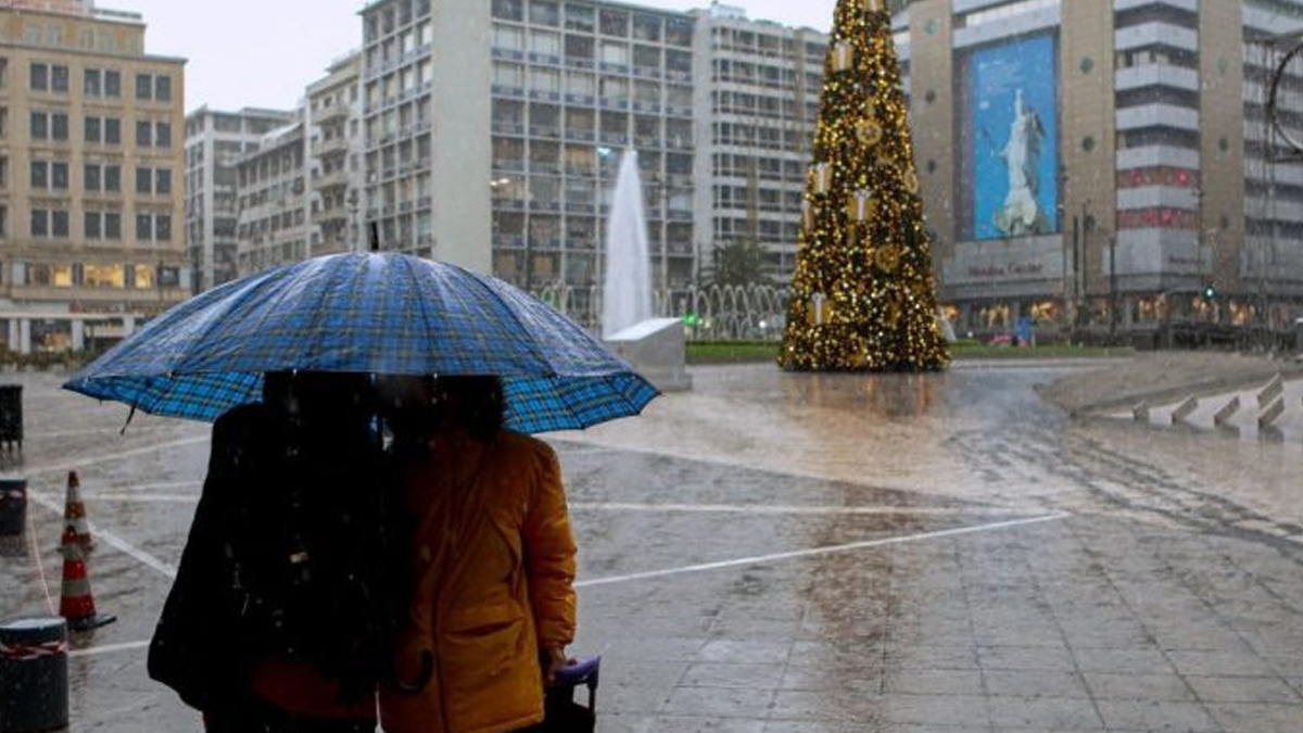 Χειμωνιάτικο σκηνικό πριν τα Χριστούγεννα