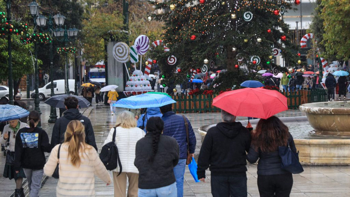 Βροχές και χιόνια τα Χριστούγεννα