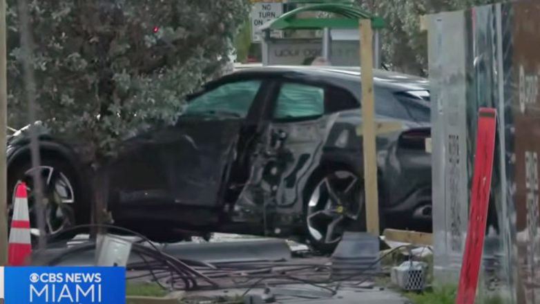 Έκλεψε Ferrari, πάτησε γκάζι και καρφώθηκε σε κολώνα ηλεκτροδότησης (Βίντεο) 